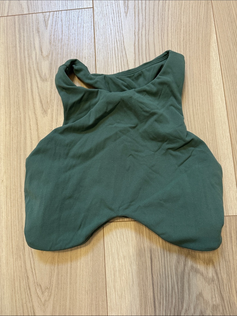 BuffBunny Olive Green High Neck Crop Tank